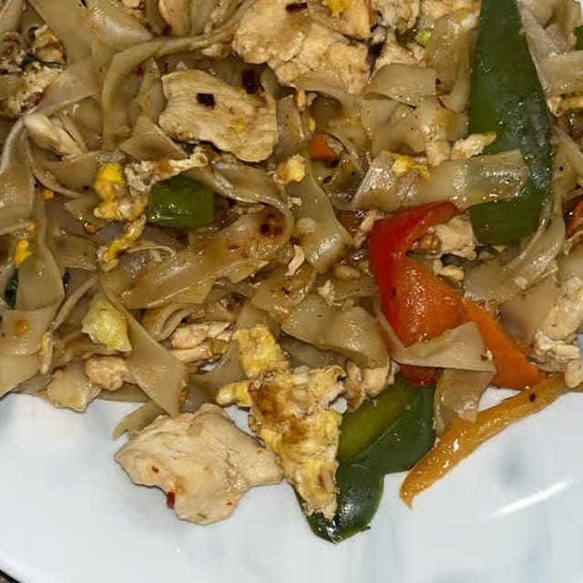 Gai Yang Phad Kra Prow.
